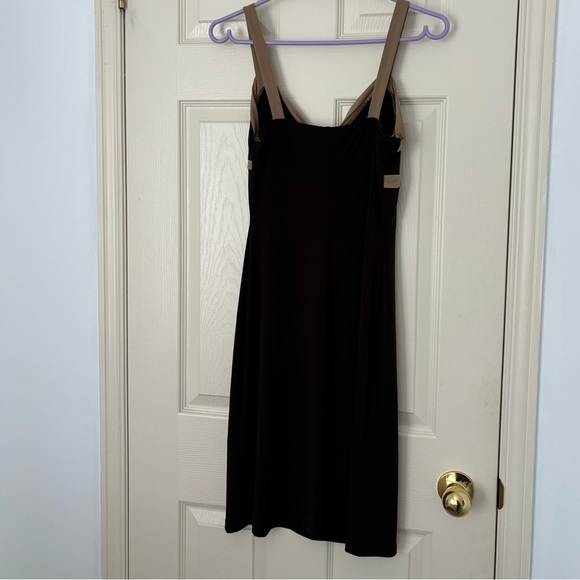 Dark Brown Cocktail Dress - Picture 3 of 3
